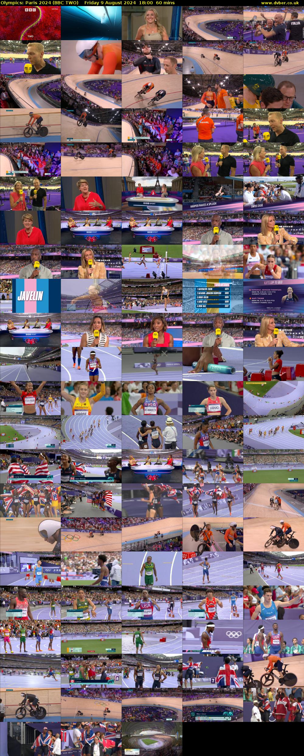 Olympics: Paris 2024 (BBC TWO) Friday 9 August 2024 18:00 - 19:00