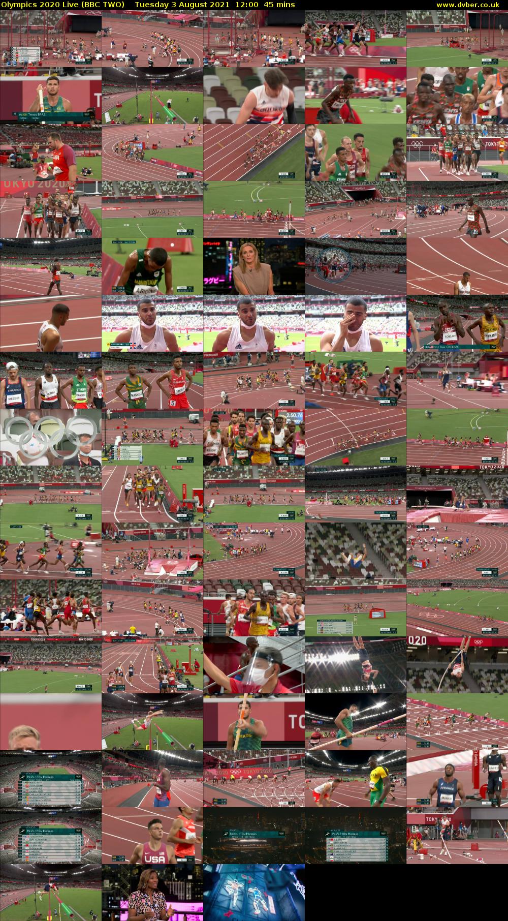 Olympics 2020 Live (BBC TWO) Tuesday 3 August 2021 12:00 - 12:45