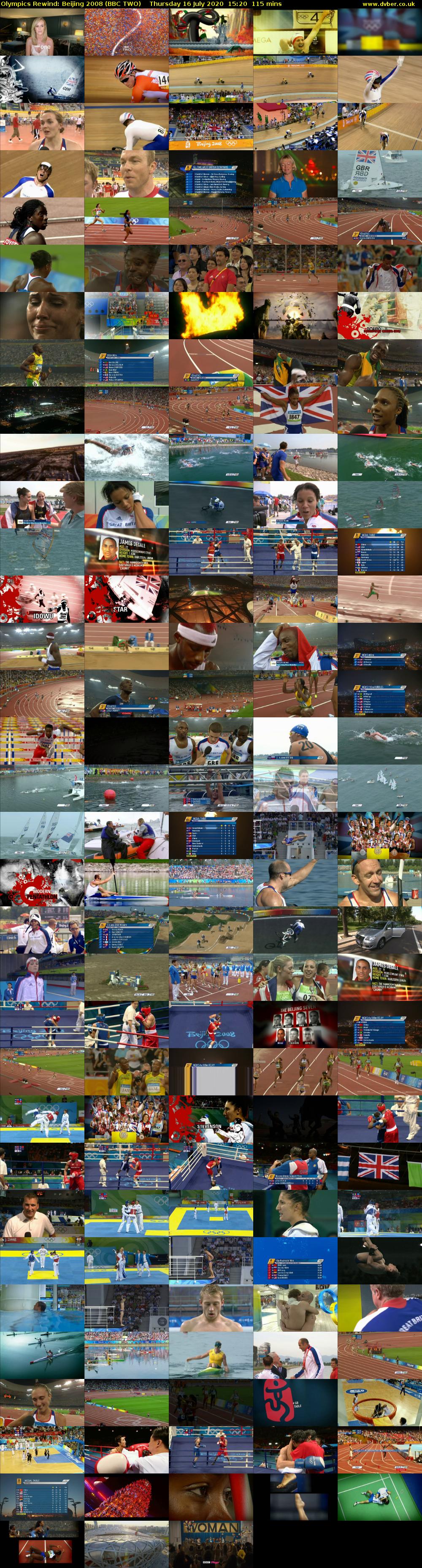 Olympics Rewind: Beijing 2008 (BBC TWO) Thursday 16 July 2020 15:20 - 17:15