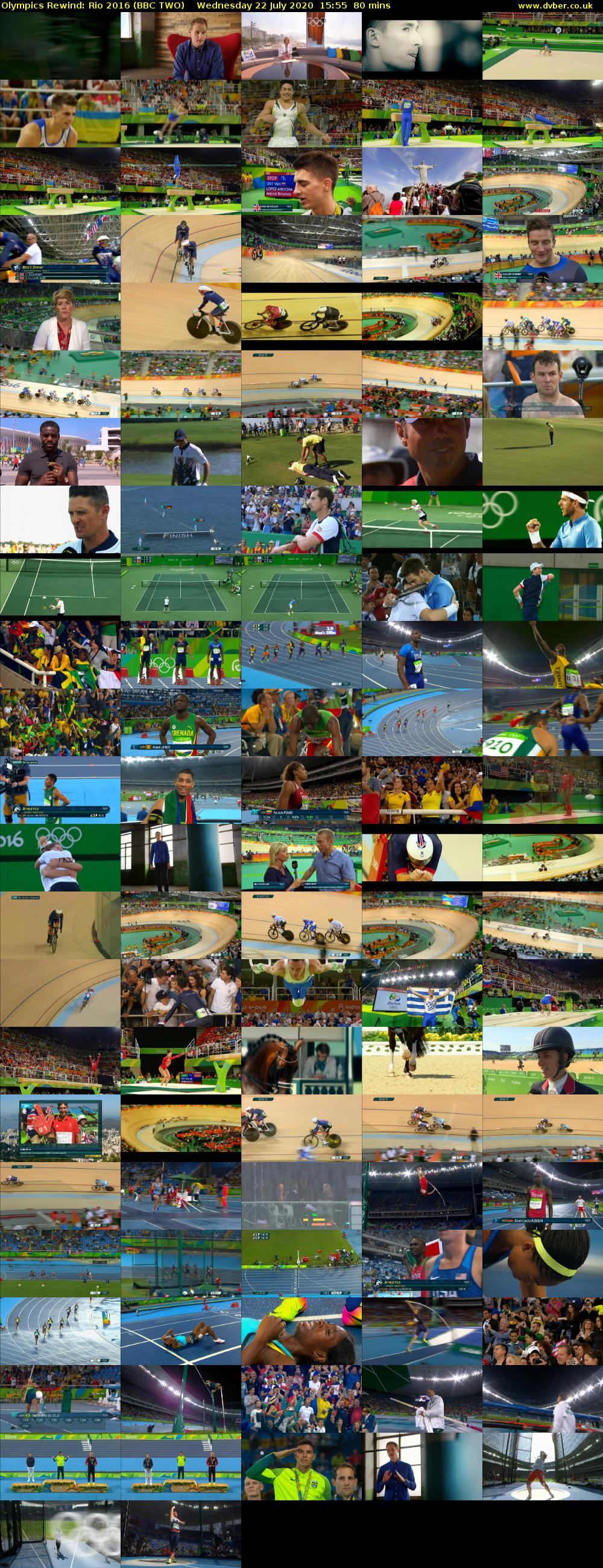 Olympics Rewind: Rio 2016 (BBC TWO) Wednesday 22 July 2020 15:55 - 17:15