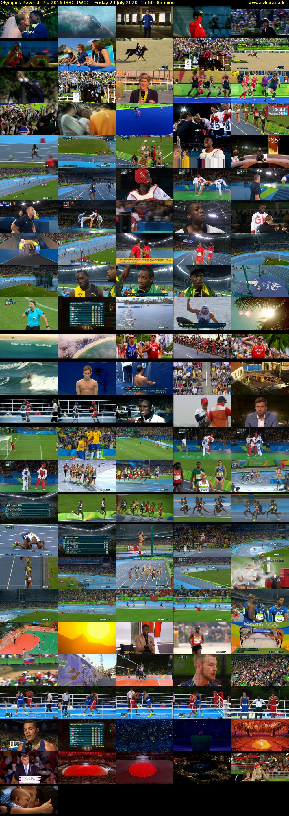 Olympics Rewind: Rio 2016 (BBC TWO) Friday 24 July 2020 15:50 - 17:15