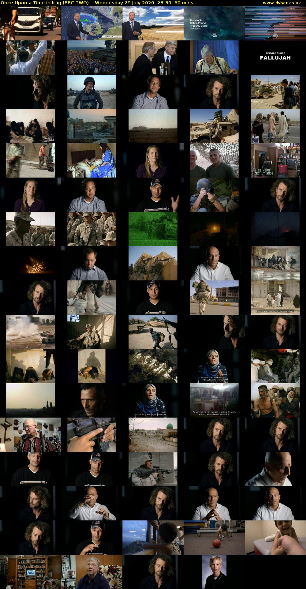 Once Upon a Time in Iraq (BBC TWO) Wednesday 29 July 2020 23:30 - 00:30