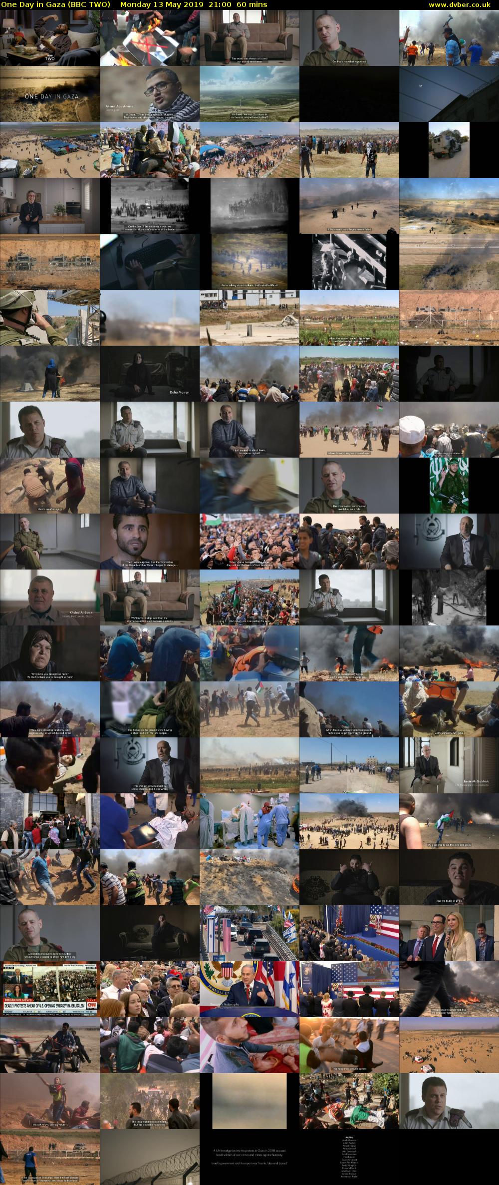 One Day in Gaza (BBC TWO) Monday 13 May 2019 21:00 - 22:00