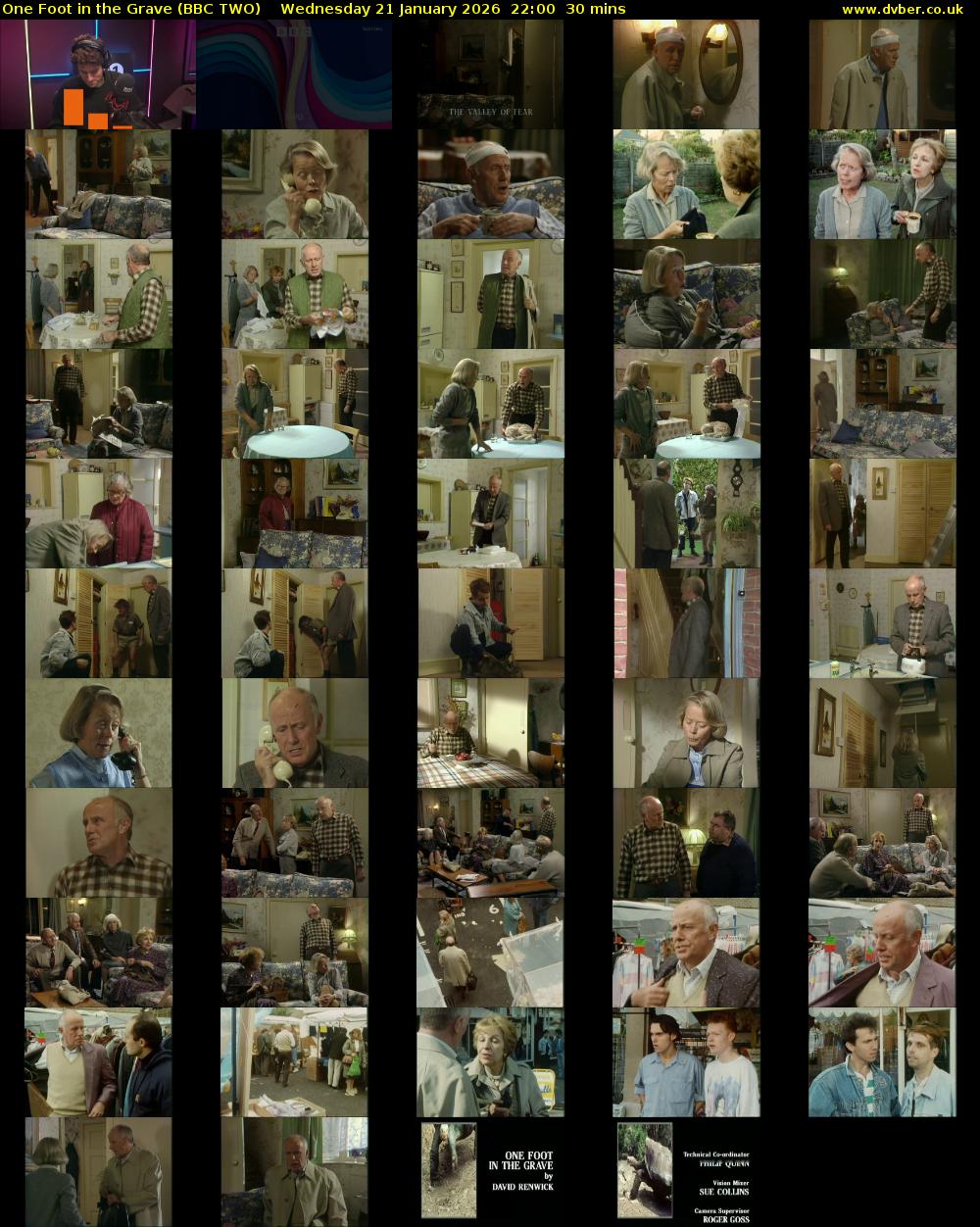 One Foot in the Grave (BBC TWO) Wednesday 21 January 2026 22:00 - 22:30