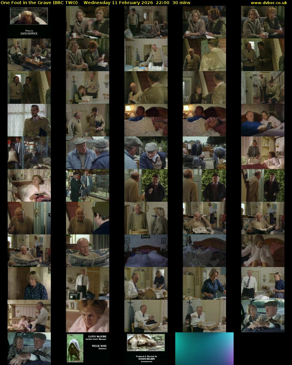 One Foot in the Grave (BBC TWO) Wednesday 11 February 2026 22:00 - 22:30