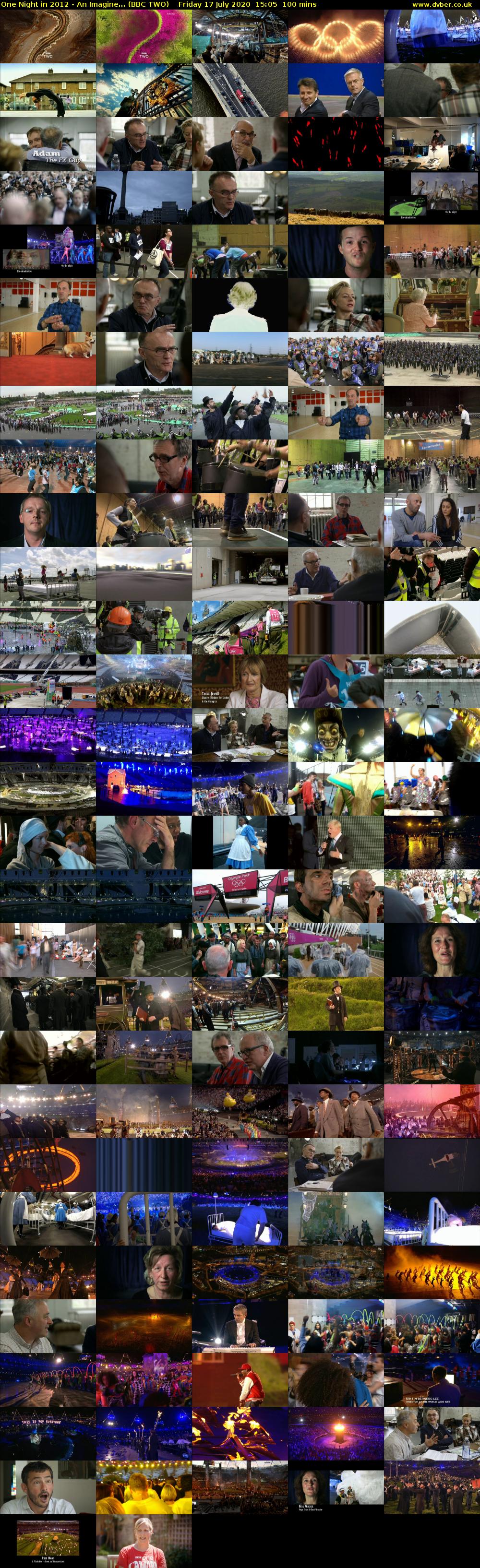 One Night in 2012 - An Imagine... (BBC TWO) Friday 17 July 2020 15:05 - 16:45