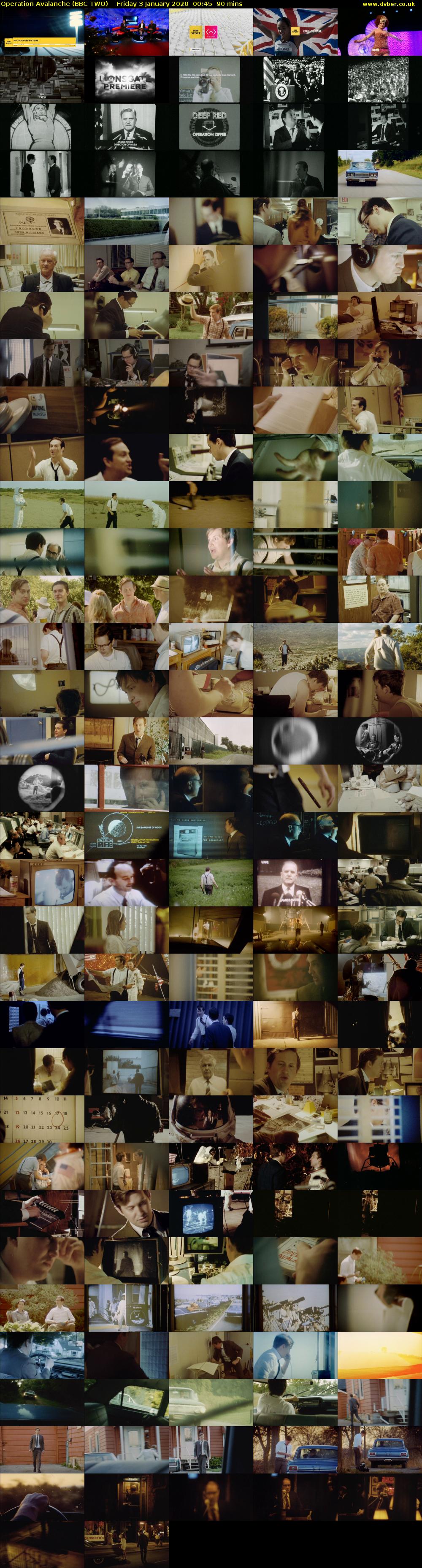 Operation Avalanche (BBC TWO) Friday 3 January 2020 00:45 - 02:15