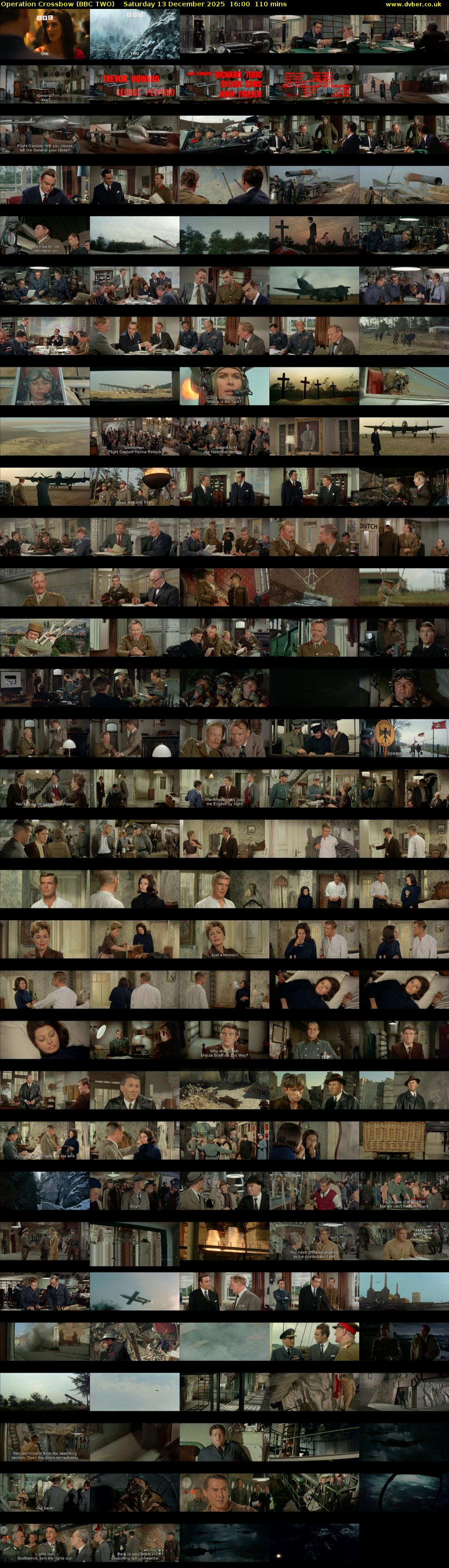 Operation Crossbow (BBC TWO) Saturday 13 December 2025 16:00 - 17:50