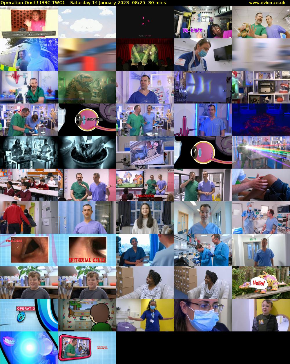 Operation Ouch! (BBC TWO) Saturday 14 January 2023 08:25 - 08:55