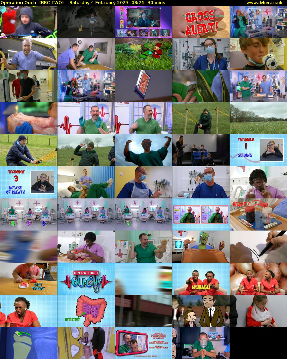 Operation Ouch! (BBC TWO) Saturday 4 February 2023 08:25 - 08:55