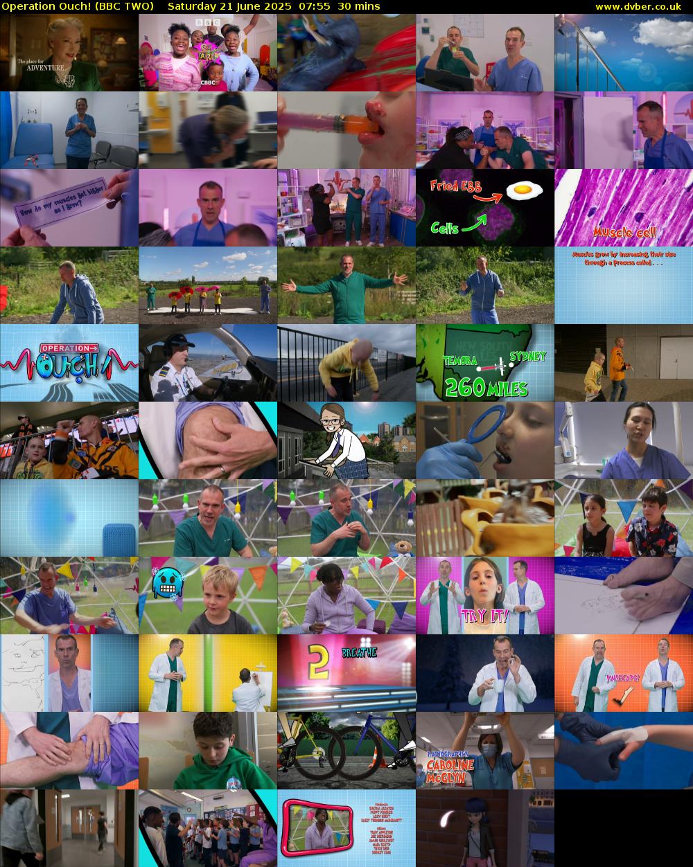 Operation Ouch! (BBC TWO) Saturday 21 June 2025 07:55 - 08:25