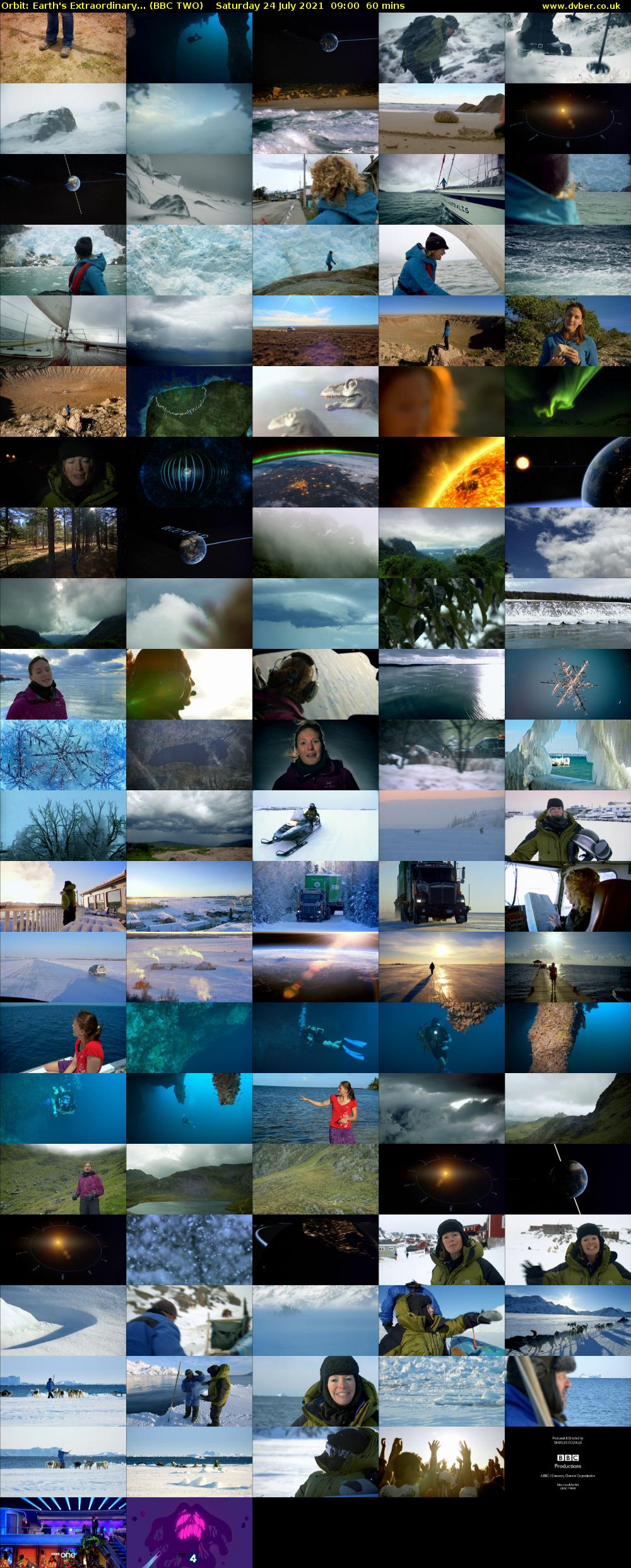 Orbit: Earth's Extraordinary... (BBC TWO) Saturday 24 July 2021 09:00 - 10:00