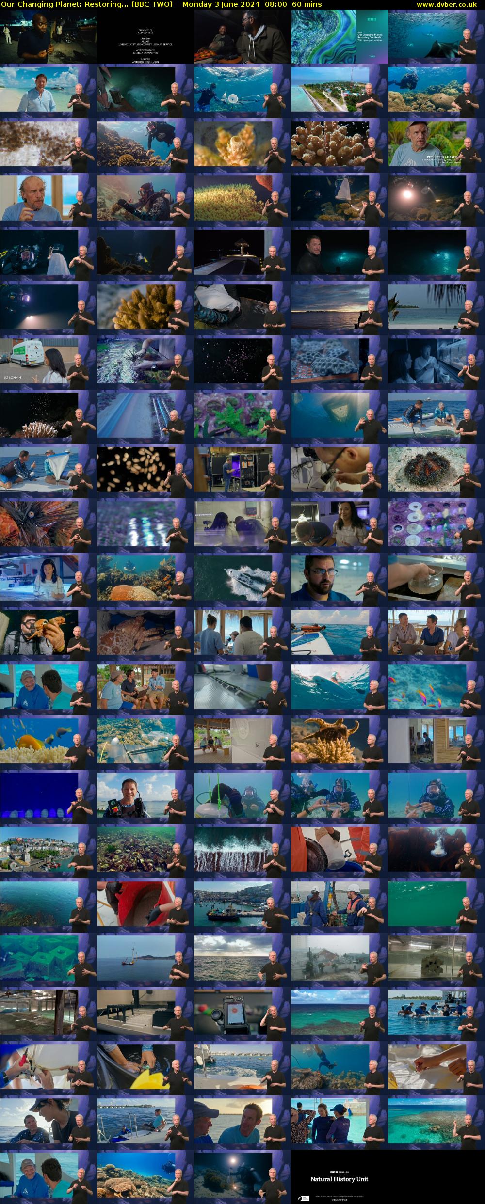 Our Changing Planet: Restoring... (BBC TWO) Monday 3 June 2024 08:00 - 09:00