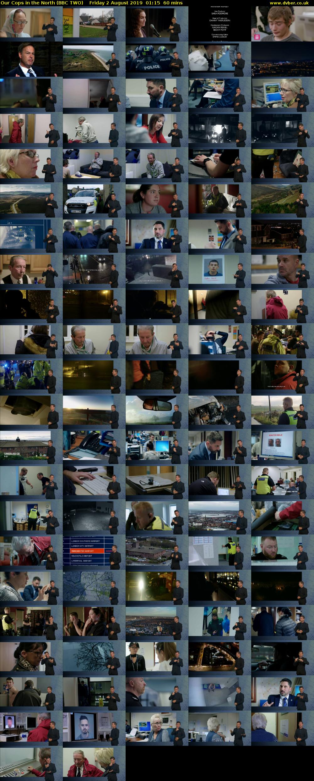 Our Cops in the North (BBC TWO) Friday 2 August 2019 01:15 - 02:15