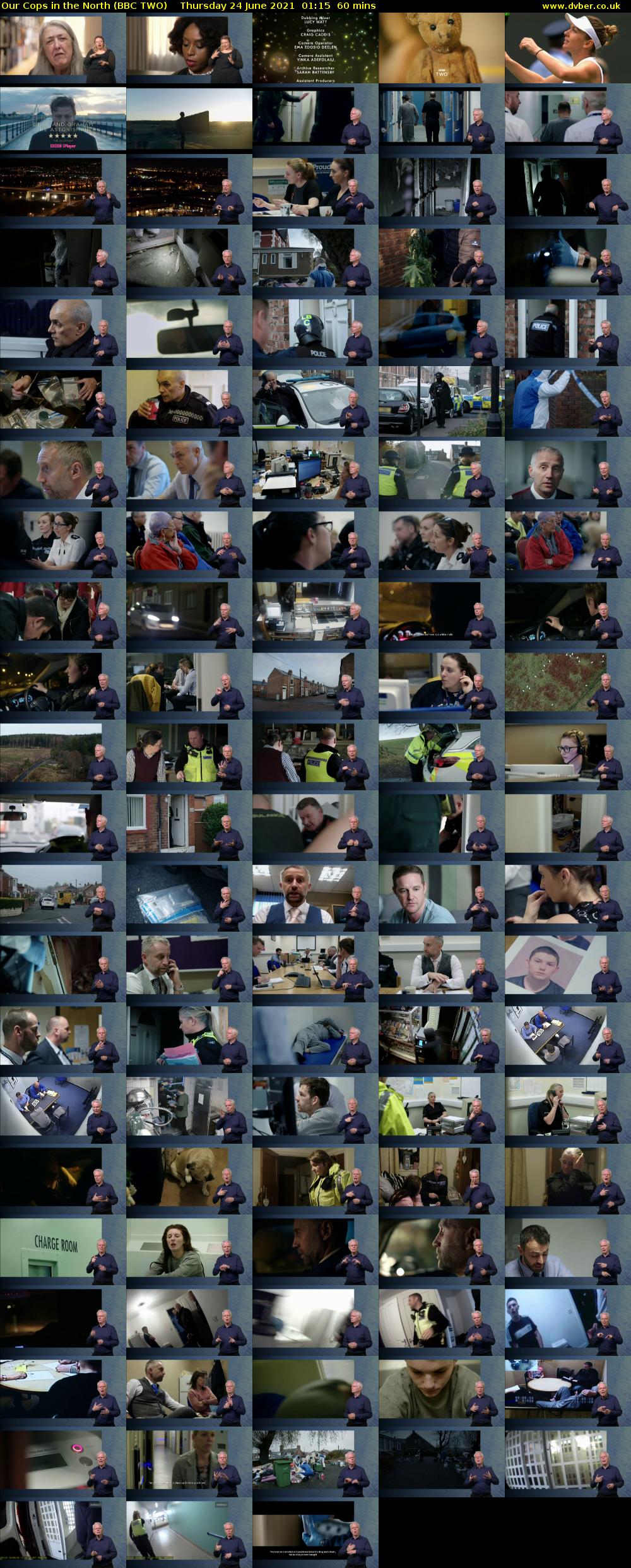 Our Cops in the North (BBC TWO) Thursday 24 June 2021 01:15 - 02:15