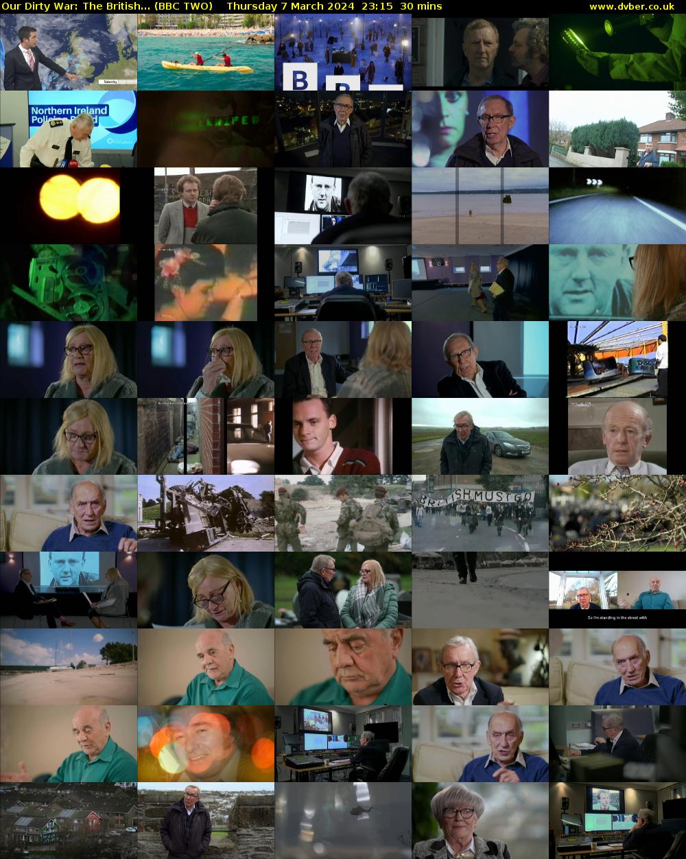Our Dirty War: The British... (BBC TWO) Thursday 7 March 2024 23:15 - 23:45