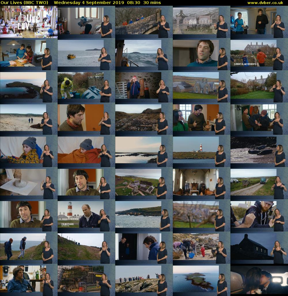 Our Lives (BBC TWO) Wednesday 4 September 2019 08:30 - 09:00