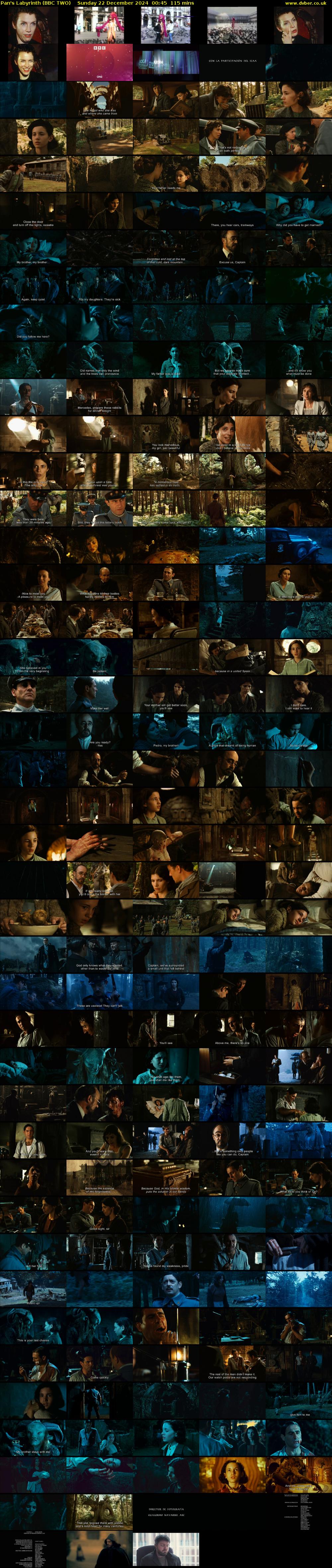 Pan's Labyrinth (BBC TWO) Sunday 22 December 2024 00:45 - 02:40