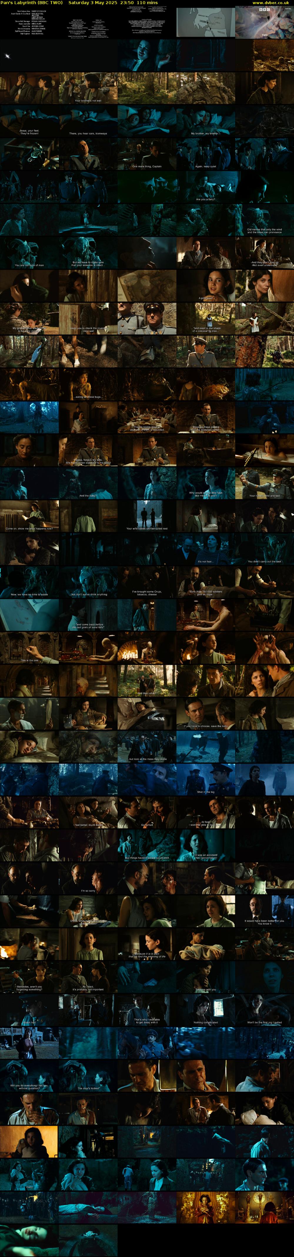 Pan's Labyrinth (BBC TWO) Saturday 3 May 2025 23:50 - 01:40