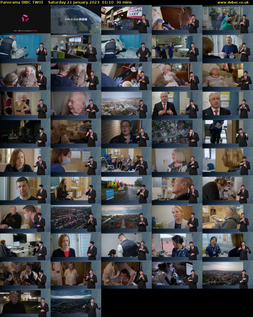 Panorama (BBC TWO) Saturday 21 January 2023 01:10 - 01:40