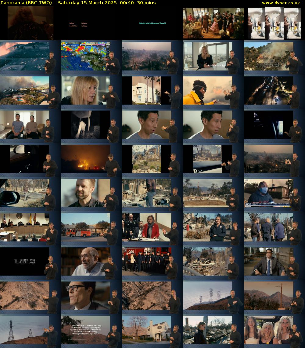 Panorama (BBC TWO) Saturday 15 March 2025 00:40 - 01:10