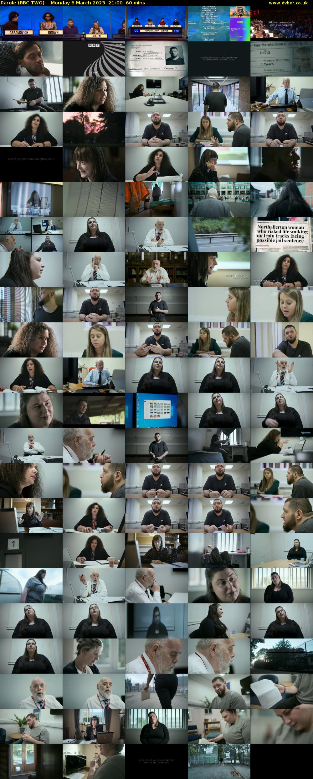 Parole (BBC TWO) Monday 6 March 2023 21:00 - 22:00