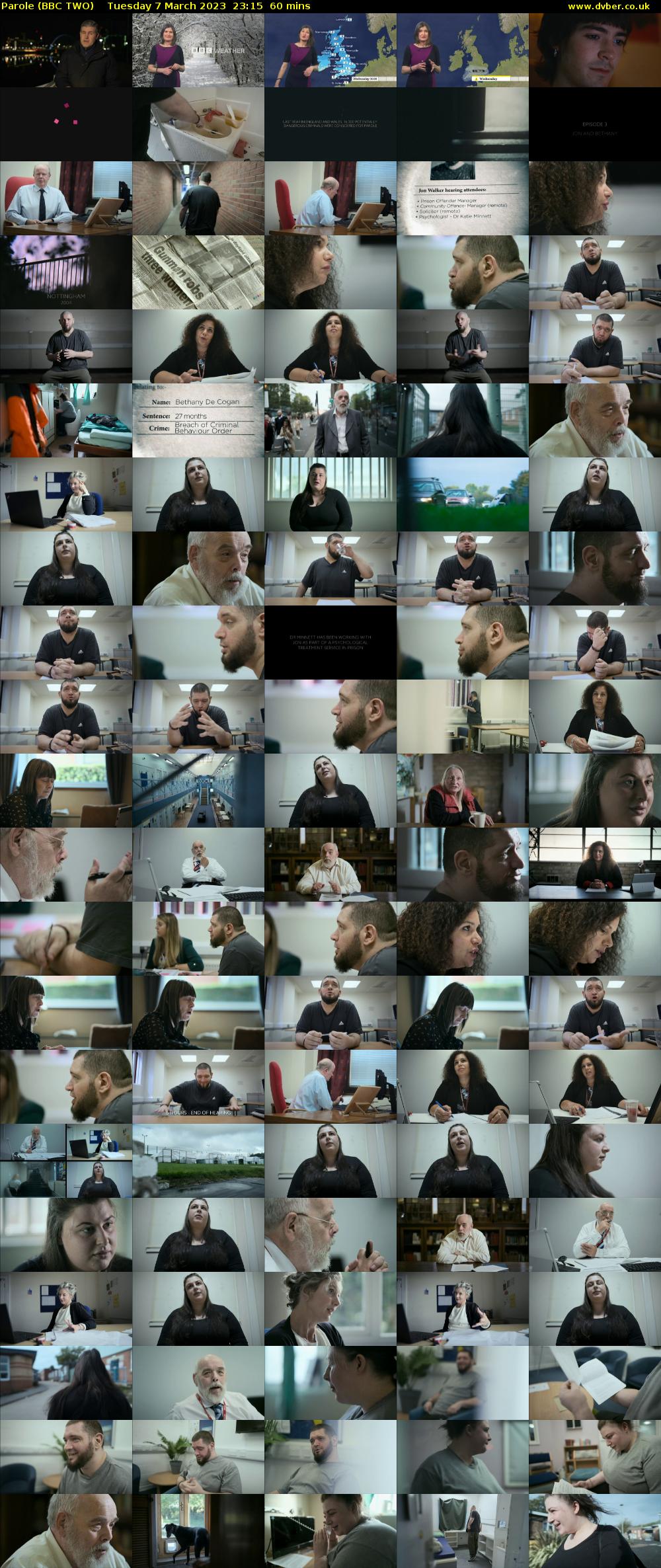 Parole (BBC TWO) Tuesday 7 March 2023 23:15 - 00:15