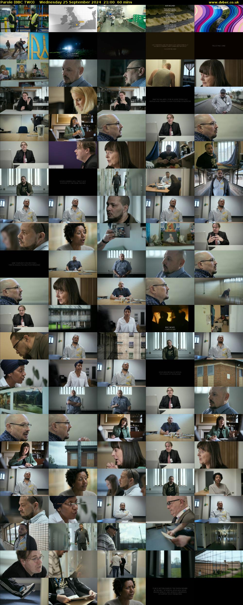 Parole (BBC TWO) Wednesday 25 September 2024 21:00 - 22:00