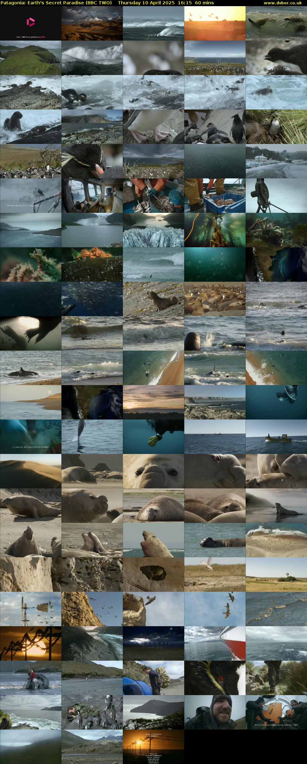 Patagonia: Earth's Secret Paradise (BBC TWO) Thursday 10 April 2025 16:15 - 17:15