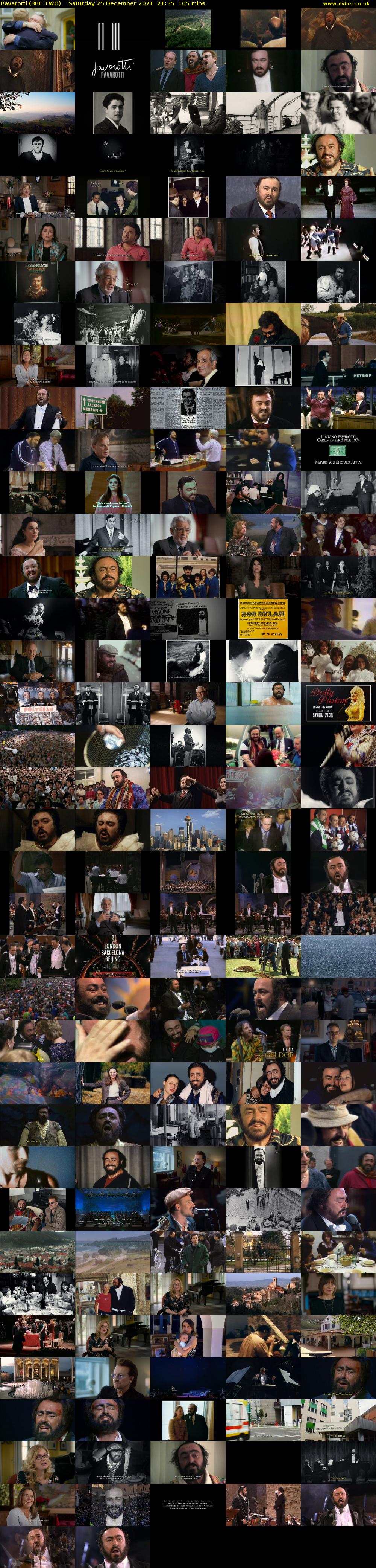 Pavarotti (BBC TWO) Saturday 25 December 2021 21:35 - 23:20