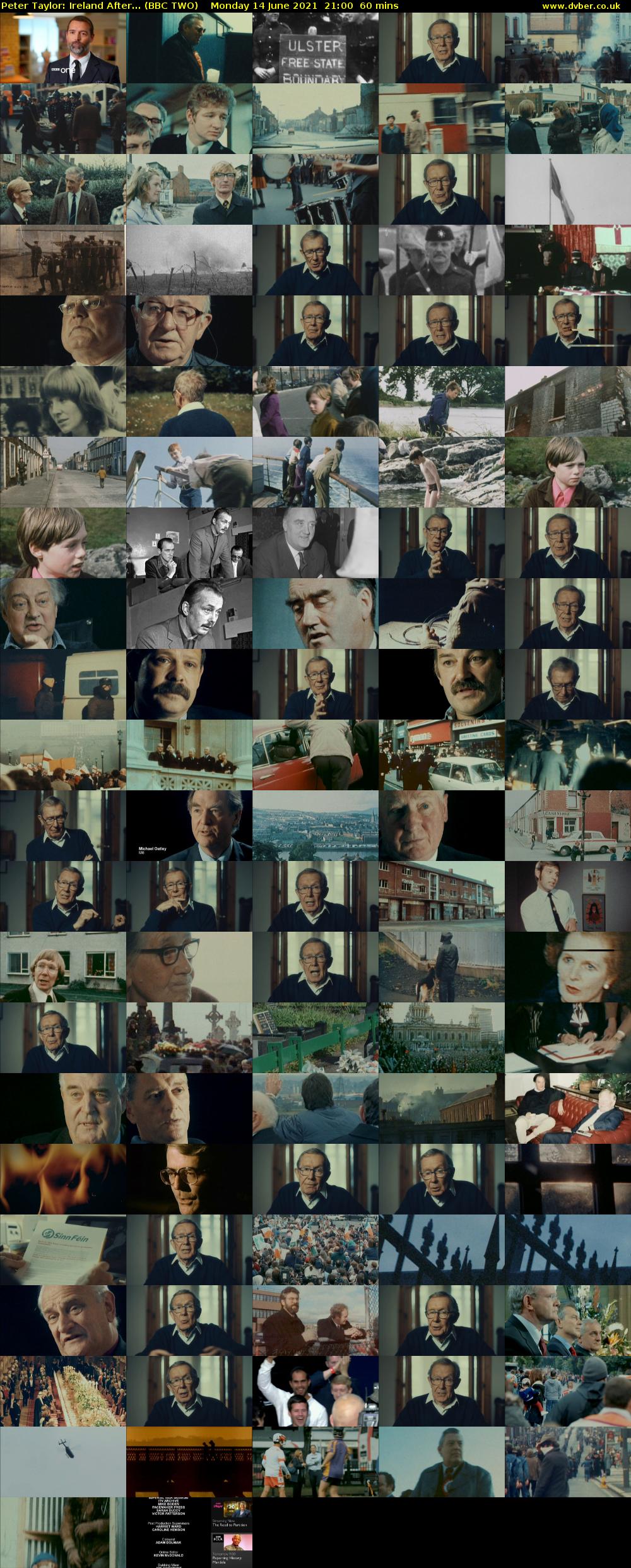 Peter Taylor: Ireland After... (BBC TWO) Monday 14 June 2021 21:00 - 22:00