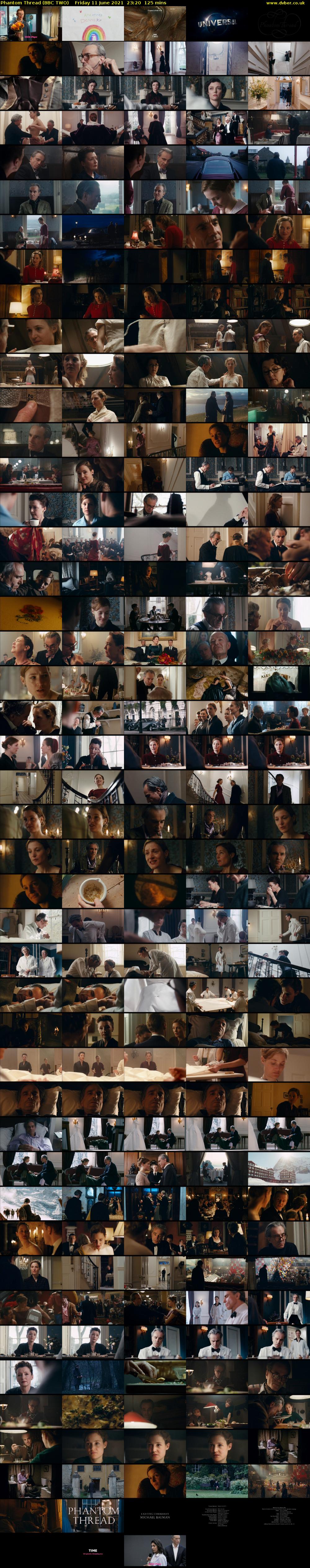 Phantom Thread (BBC TWO) Friday 11 June 2021 23:20 - 01:25