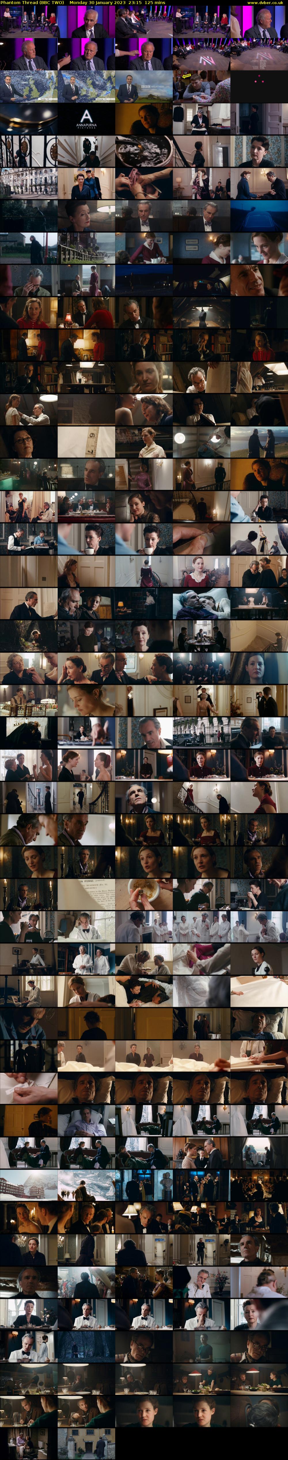 Phantom Thread (BBC TWO) Monday 30 January 2023 23:15 - 01:20