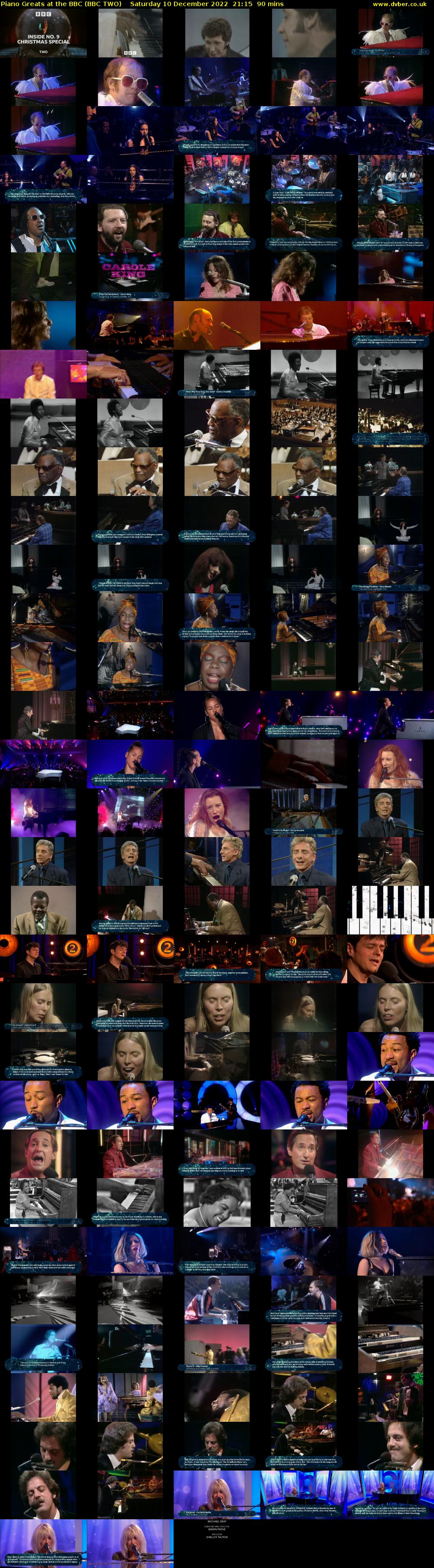 Piano Greats at the BBC (BBC TWO) Saturday 10 December 2022 21:15 - 22:45