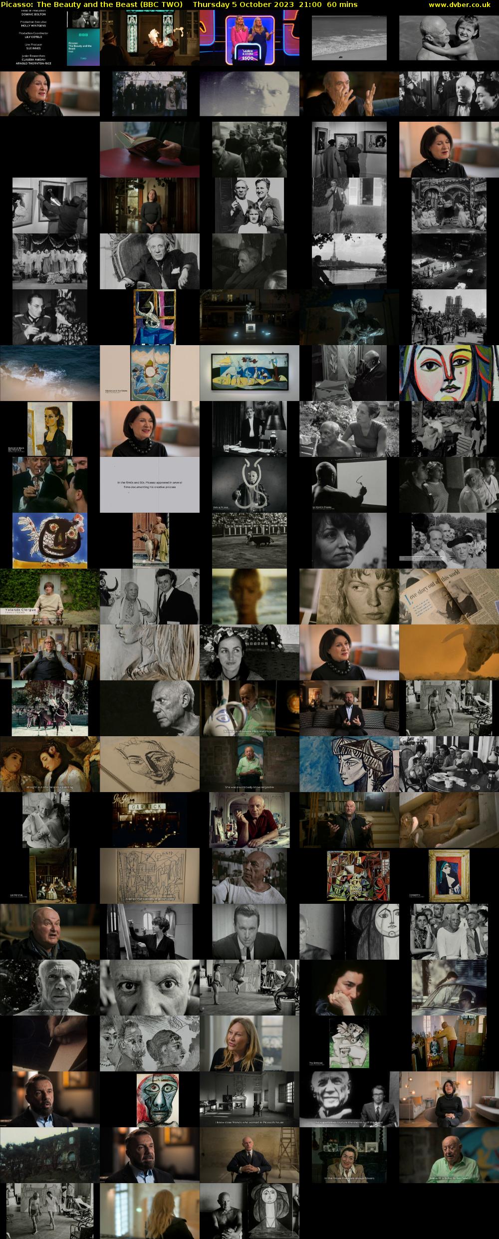Picasso: The Beauty and the Beast (BBC TWO) Thursday 5 October 2023 21:00 - 22:00
