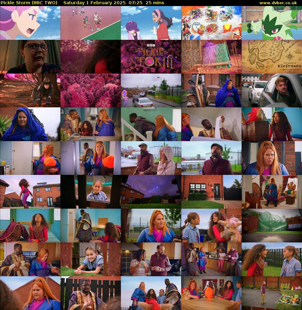 Pickle Storm (BBC TWO) Saturday 1 February 2025 07:25 - 07:50