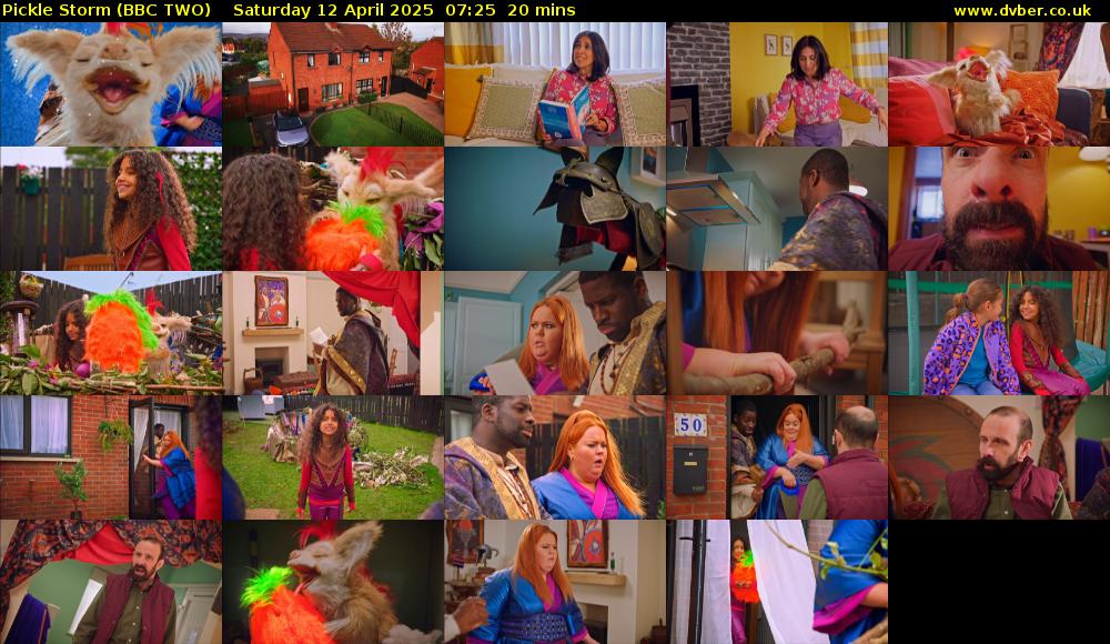 Pickle Storm (BBC TWO) Saturday 12 April 2025 07:25 - 07:45