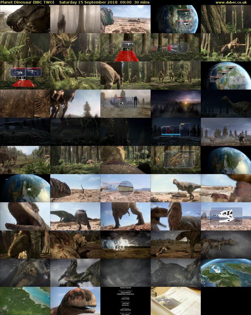 Planet Dinosaur (BBC TWO) Saturday 15 September 2018 09:00 - 09:30
