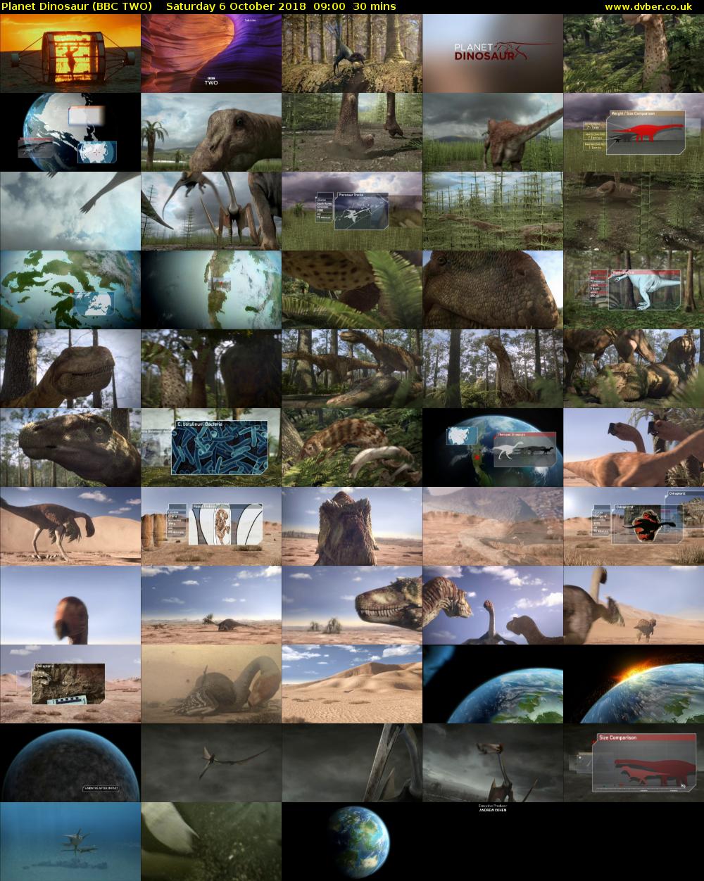 Planet Dinosaur (BBC TWO) Saturday 6 October 2018 09:00 - 09:30