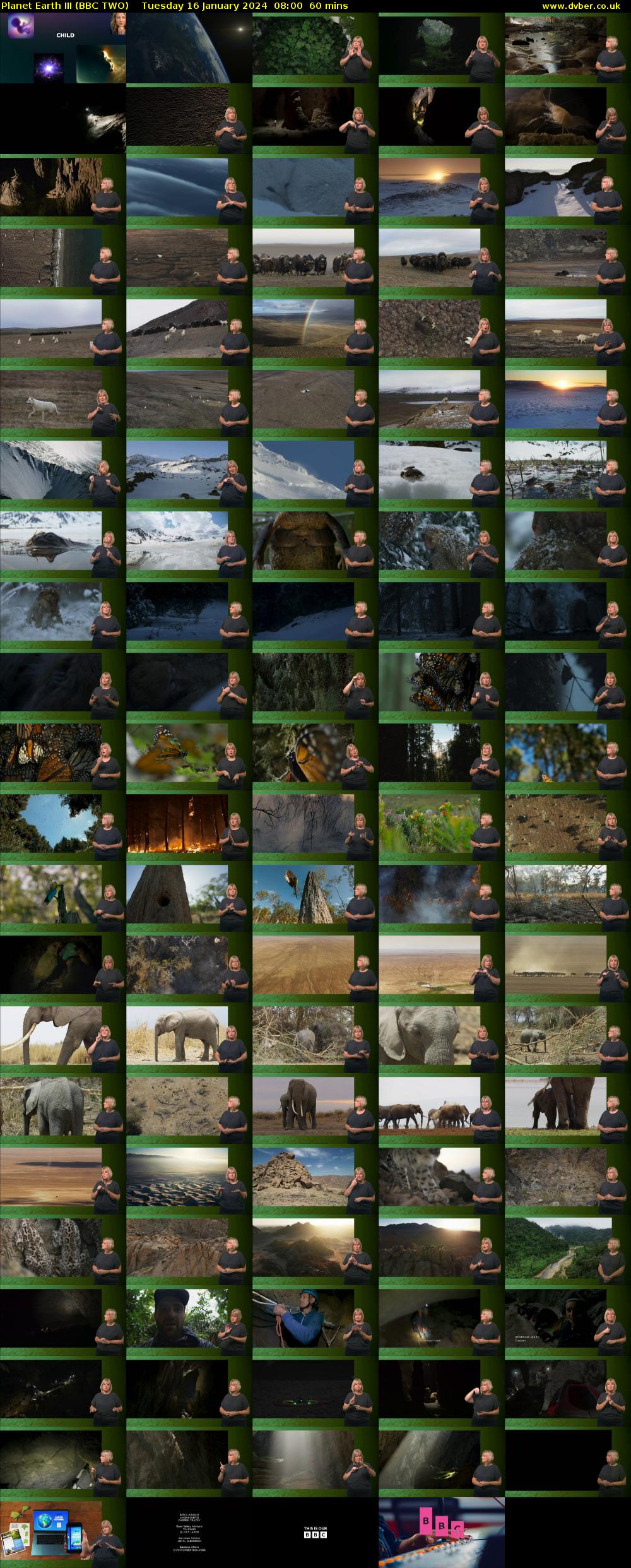 Planet Earth III (BBC TWO) Tuesday 16 January 2024 08:00 - 09:00