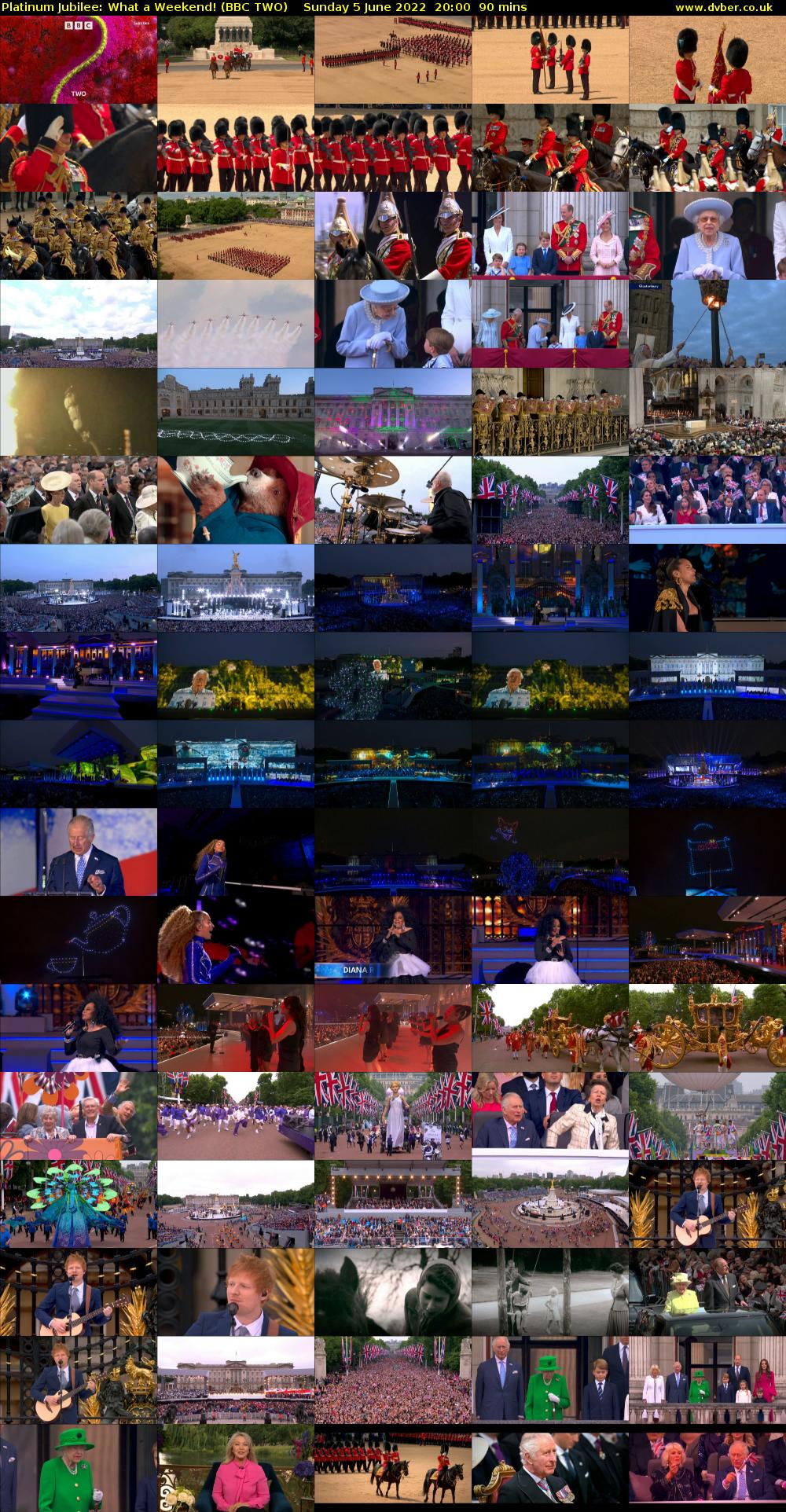 Platinum Jubilee: What a Weekend! (BBC TWO) Sunday 5 June 2022 20:00 - 21:30