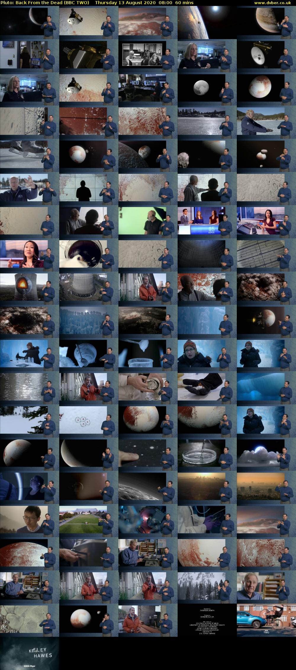 Pluto: Back From the Dead (BBC TWO) Thursday 13 August 2020 08:00 - 09:00