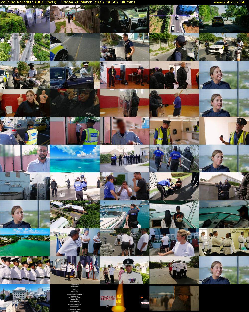 Policing Paradise (BBC TWO) Friday 28 March 2025 06:45 - 07:15