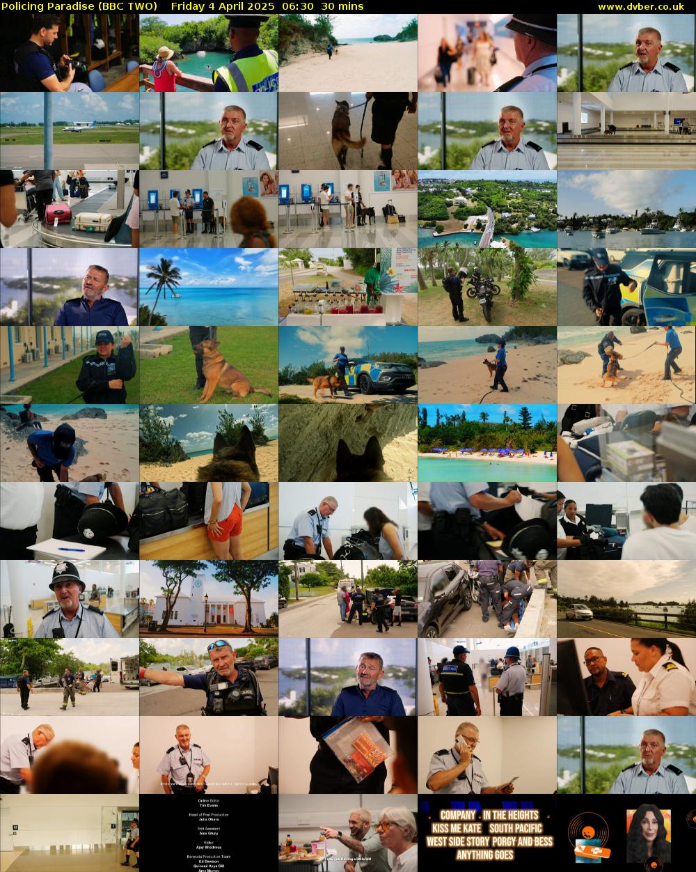 Policing Paradise (BBC TWO) Friday 4 April 2025 06:30 - 07:00