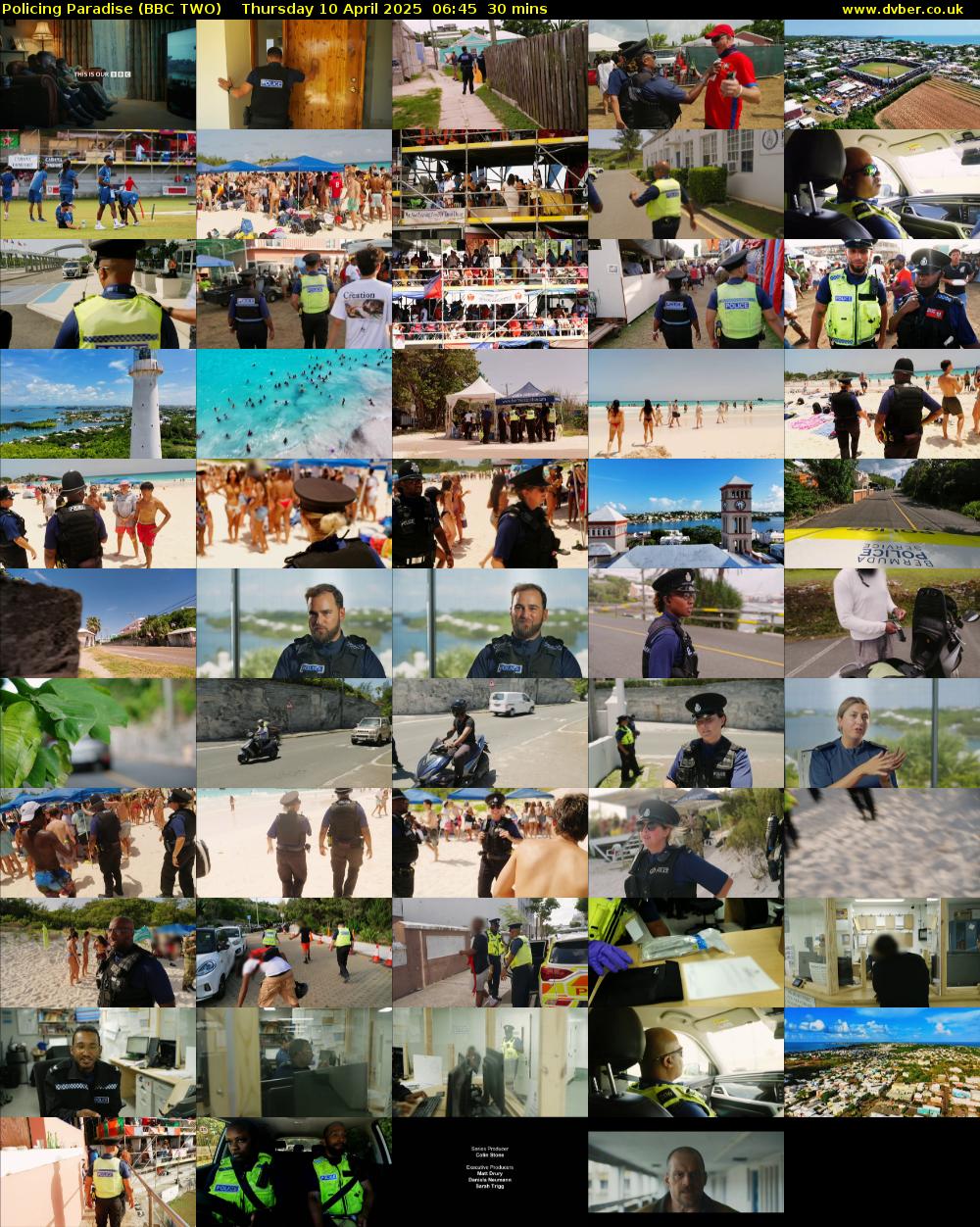 Policing Paradise (BBC TWO) Thursday 10 April 2025 06:45 - 07:15