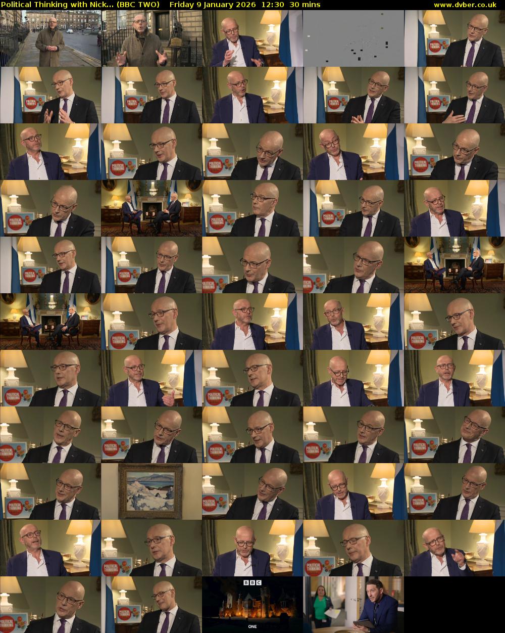 Political Thinking with Nick... (BBC TWO) Friday 9 January 2026 12:30 - 13:00