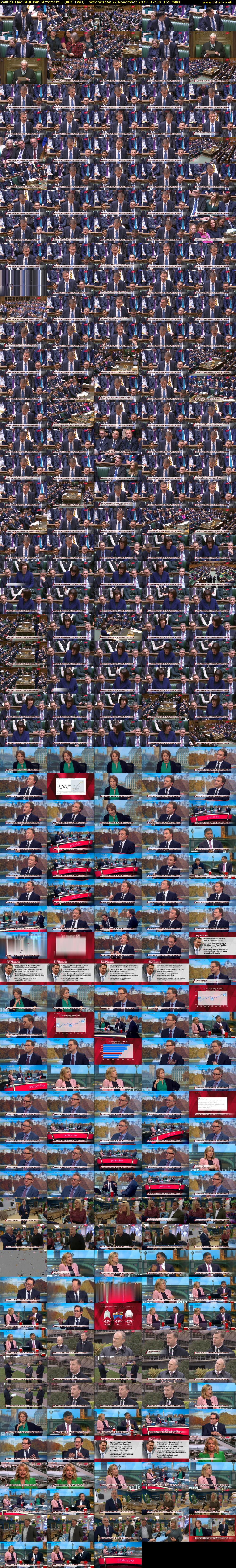 Politics Live: Autumn Statement... (BBC TWO) Wednesday 22 November 2023 12:30 - 15:15