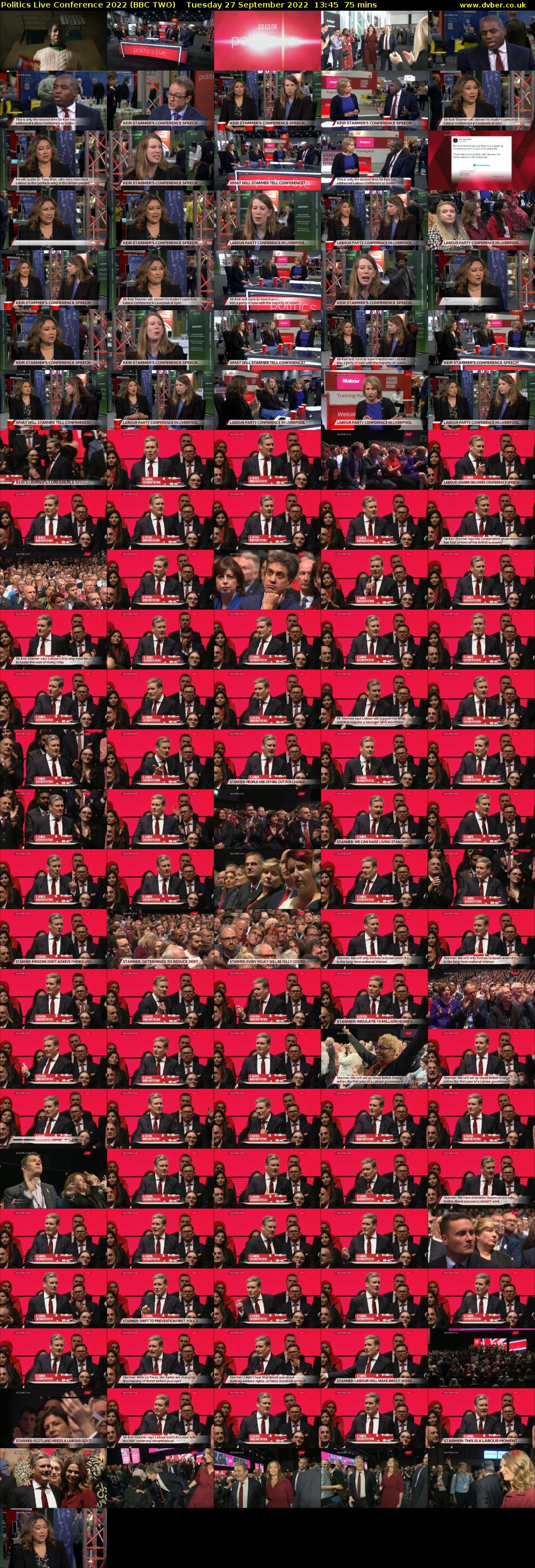 Politics Live Conference 2022 (BBC TWO) Tuesday 27 September 2022 13:45 - 15:00