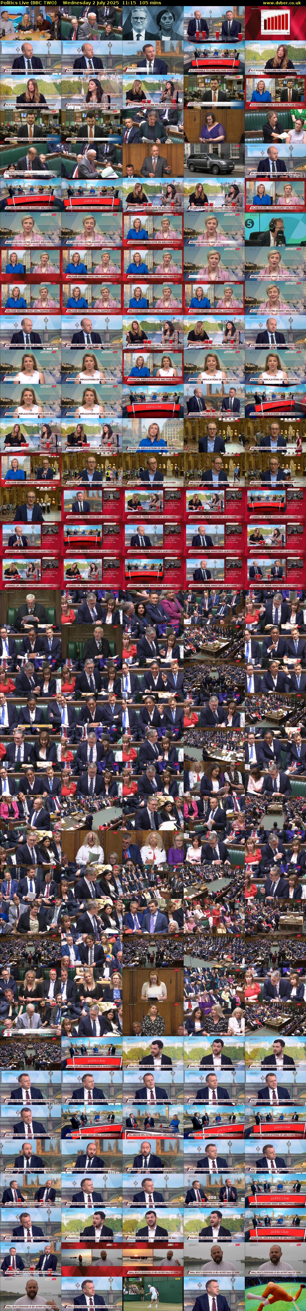 Politics Live (BBC TWO) Wednesday 2 July 2025 11:15 - 13:00