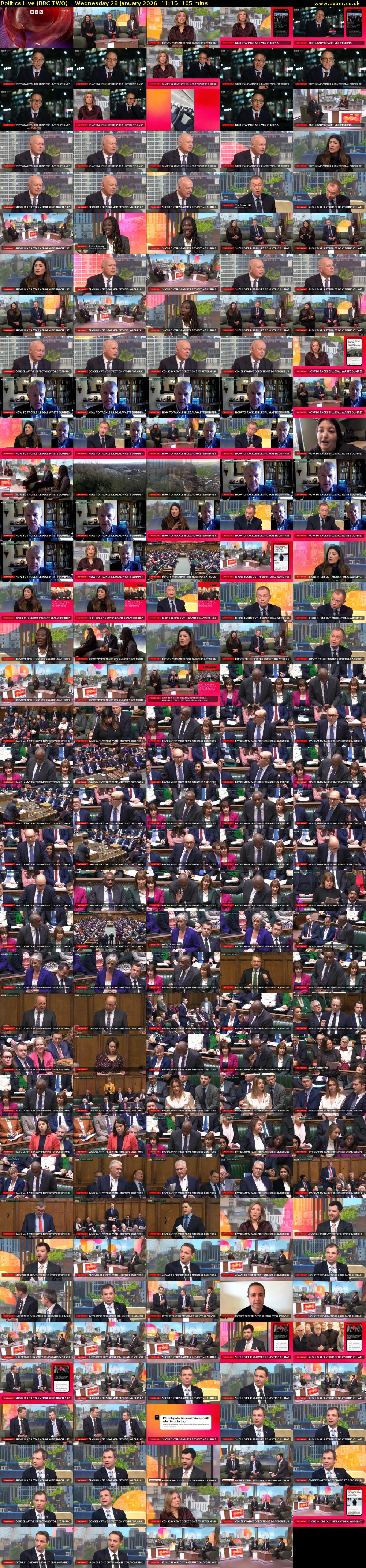 Politics Live (BBC TWO) Wednesday 28 January 2026 11:15 - 13:00